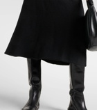 Jil Sander Wool midi skirt