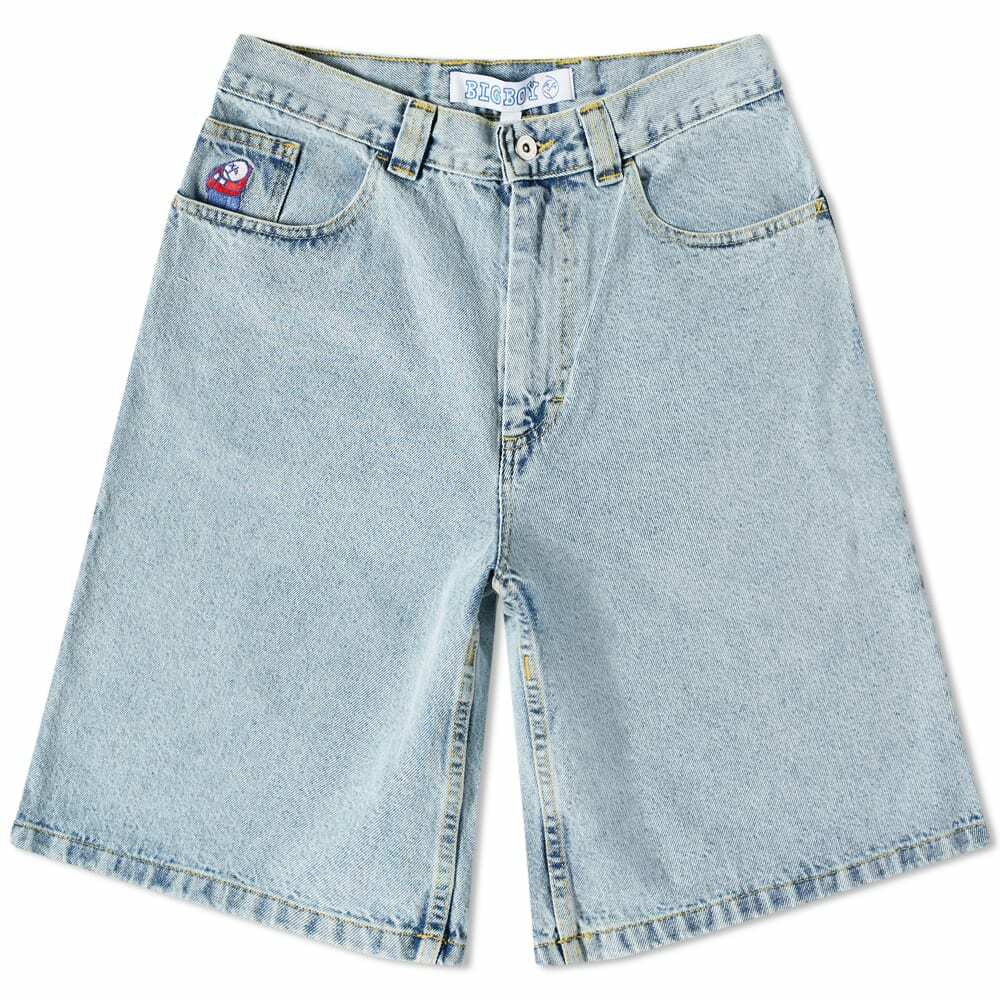 Polar Skate Co. Men's Big Boy Shorts in Light Blue Polar