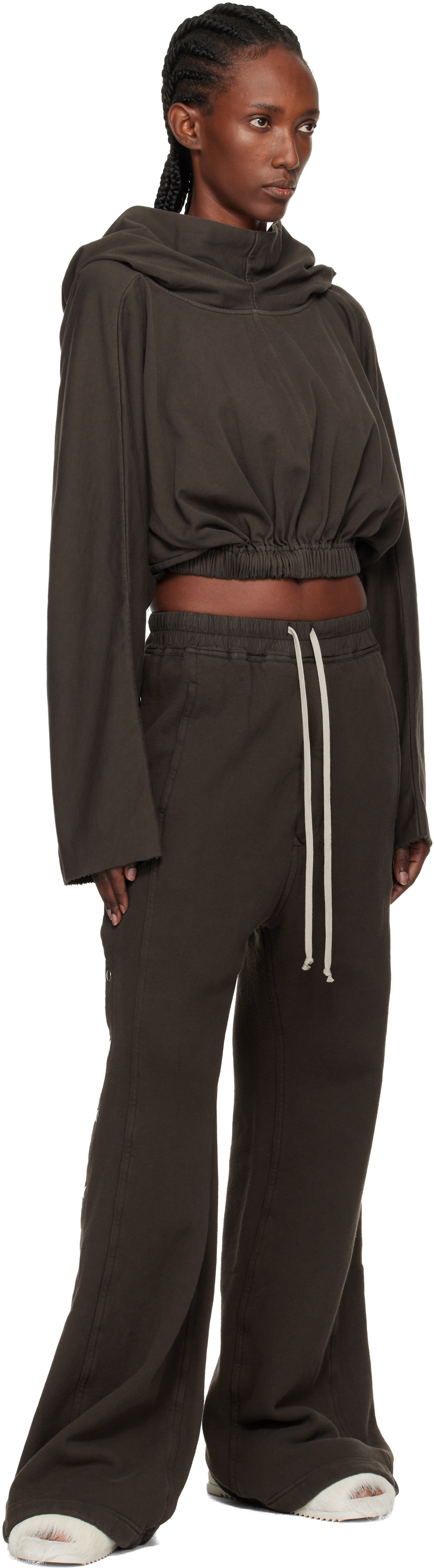 Rick Owens DRKSHDW Gray Concordians Pusher Sweatpants