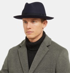 Lock & Co Hatters - Fairbanks Rabbit-Felt Trilby - Blue