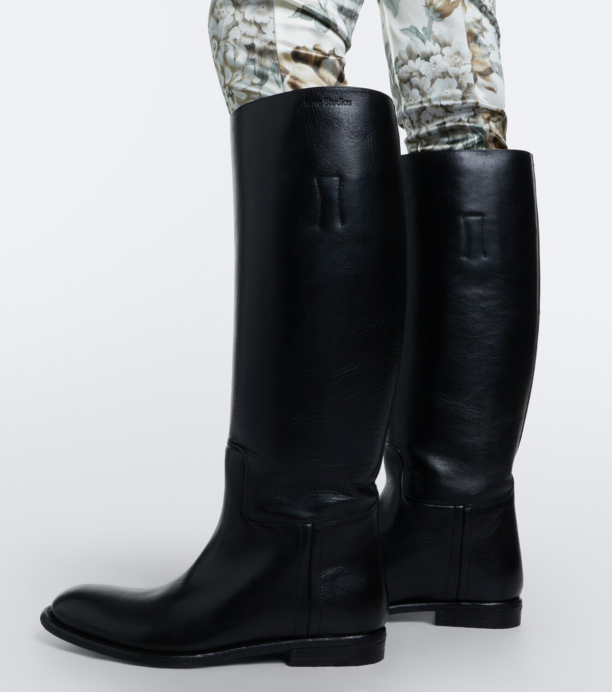 Acne Studios Leather knee-high boots