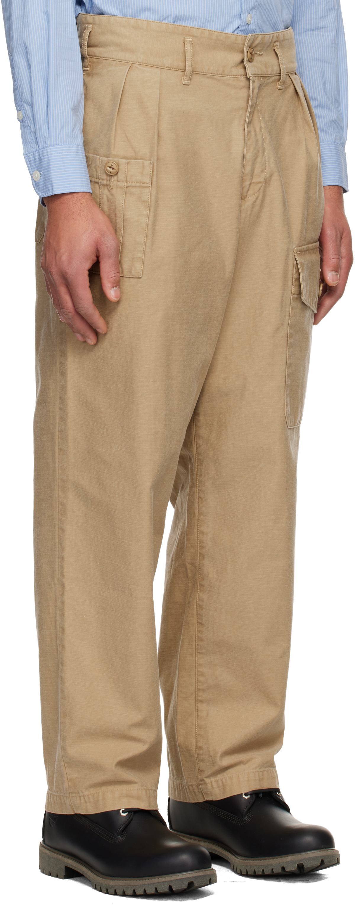 Neighborhood Beige Two Tuck Cargo Pants