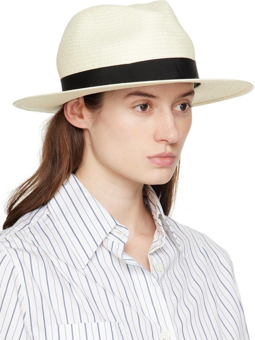 rag & bone White Panama Hat Rag and Bone