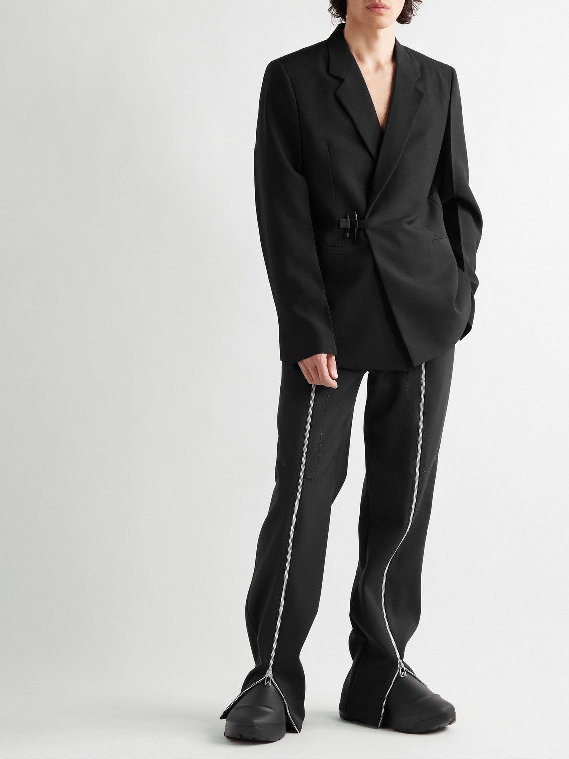 Givenchy Black Notched Blazer