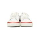 Paul Smith White and Red Basso Sneakers