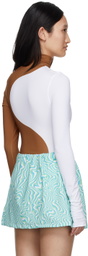 FENSI SSENSE Exclusive White & Brown Presente Bodysuit