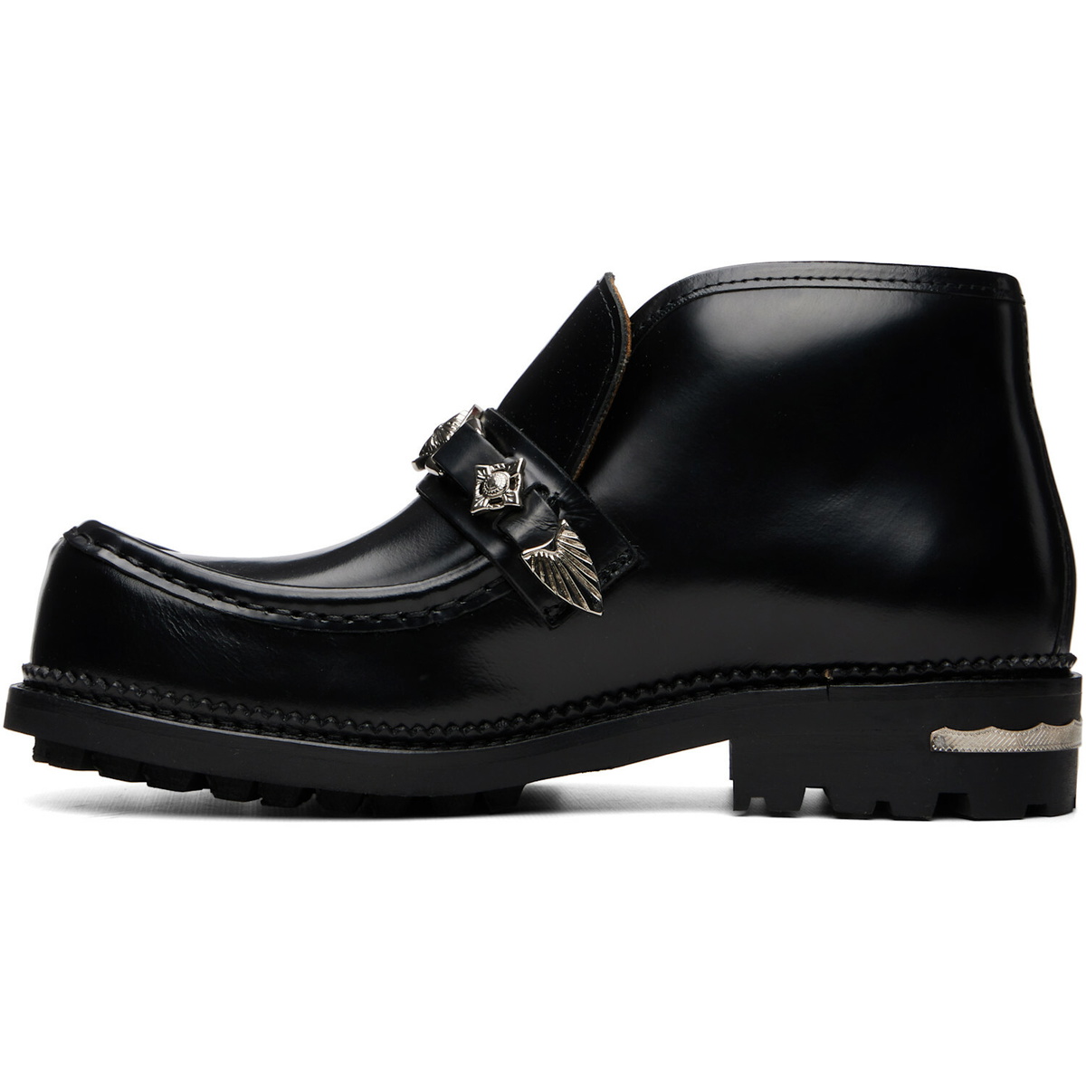 Toga Virilis Black Leather Boots