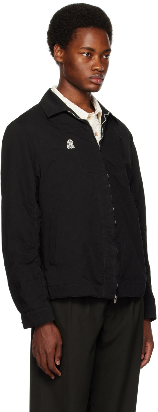 the Shepherd UNDERCOVER Black Spread Collar Jacket