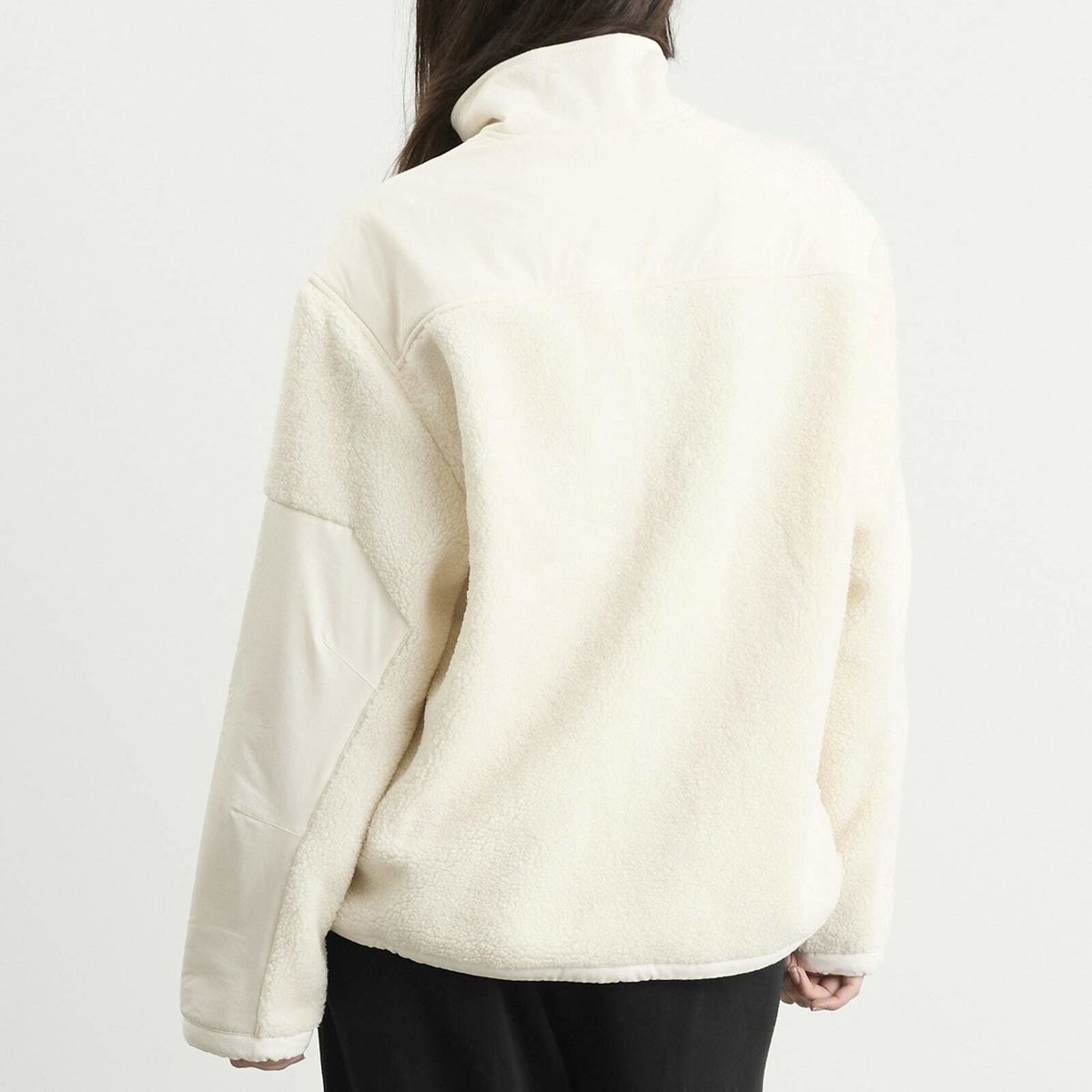 SKIMS Women's Teddy Half Zip Pullover in Ecru