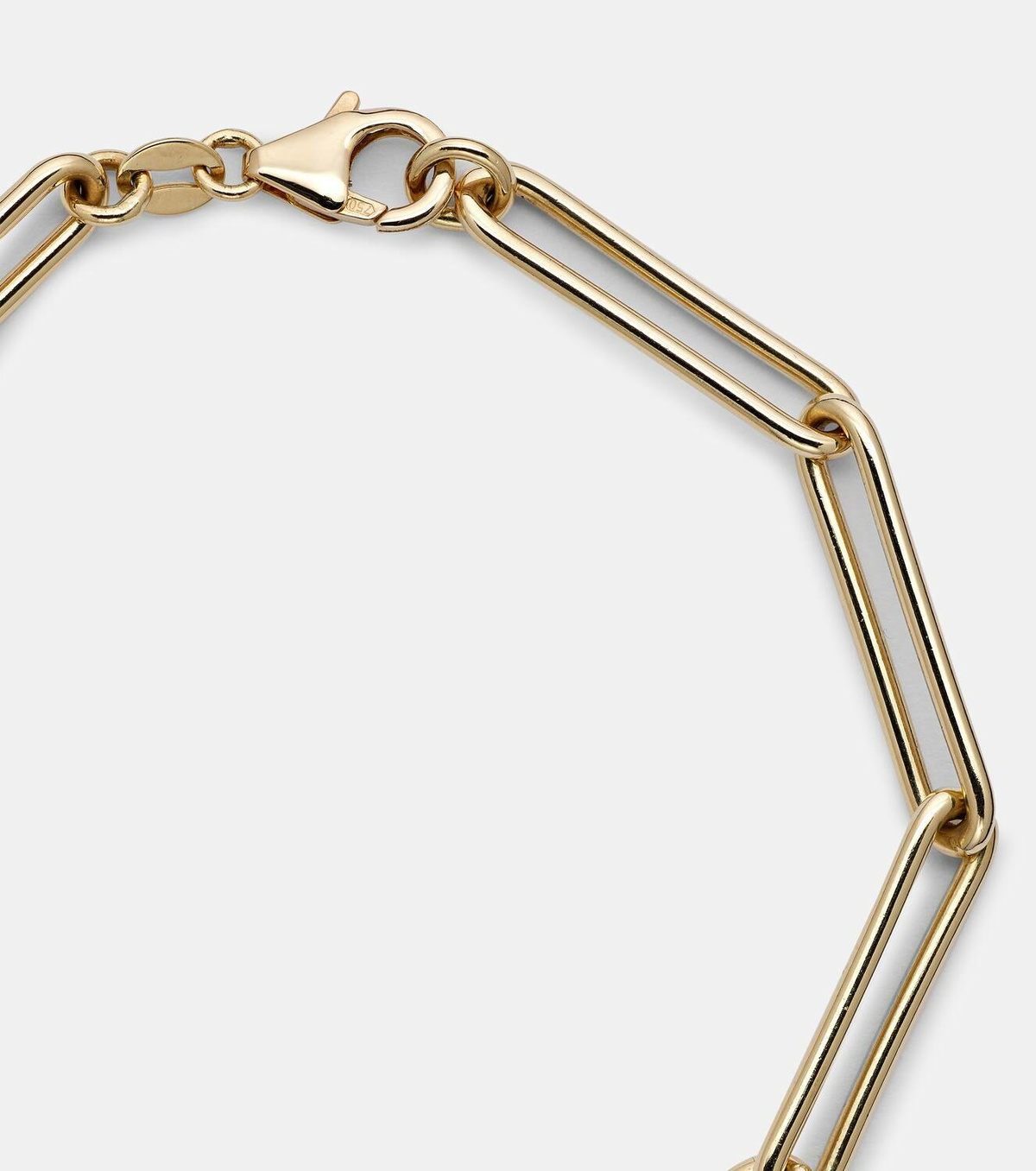 Foundrae Spark Love 18kt gold chain bracelet with diamonds