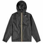 K-Way Men's Le Vrai 3.0 Claude Packable Zip Jacket in Black - Unico