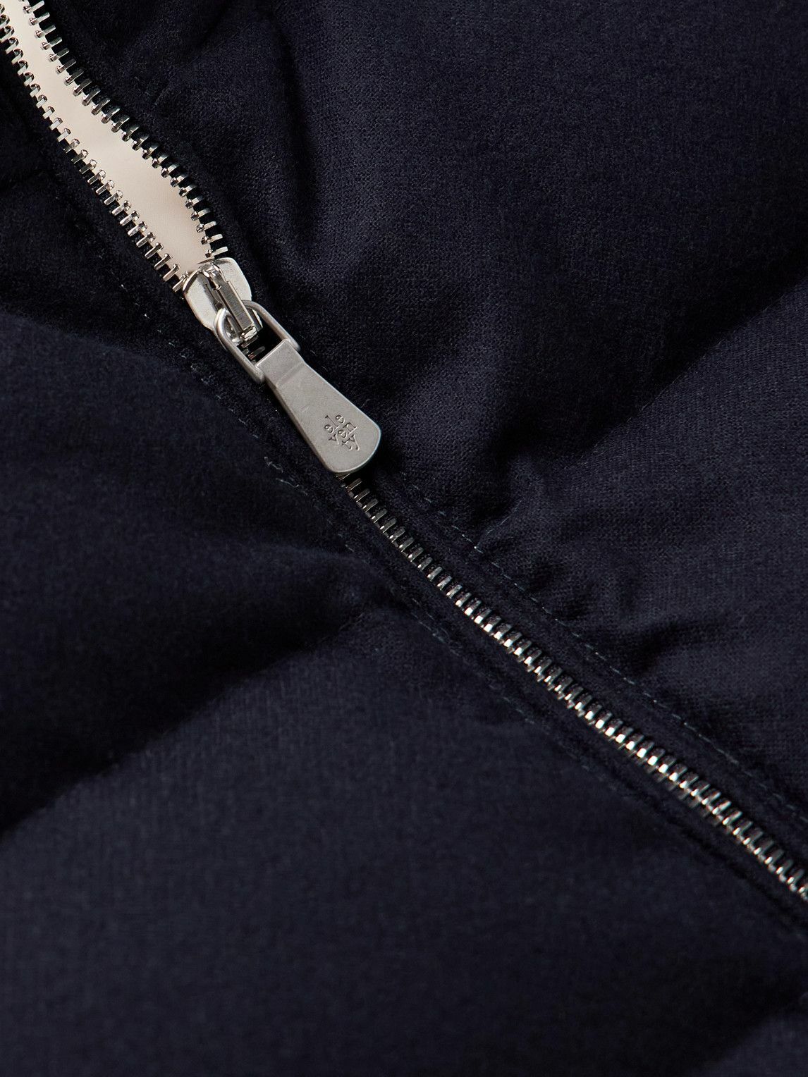 Eleventy - Quilted Wool Down Gilet - Blue