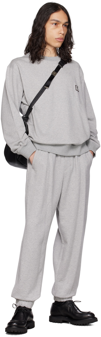 Wooyoungmi Gray Drawstring Sweatpants