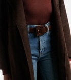 Nour Hammour Soma suede belt