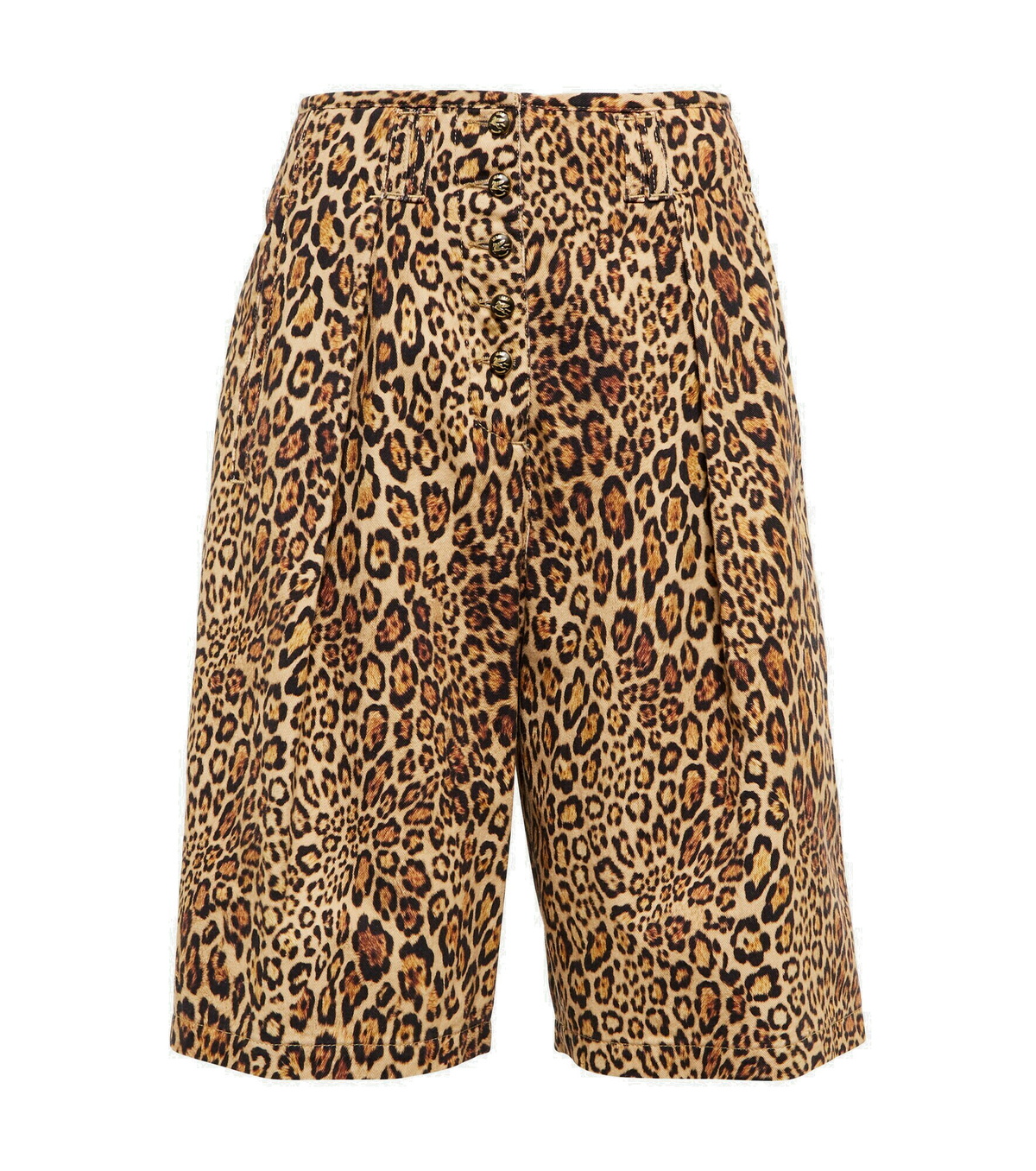 Leopard print bermuda on sale shorts