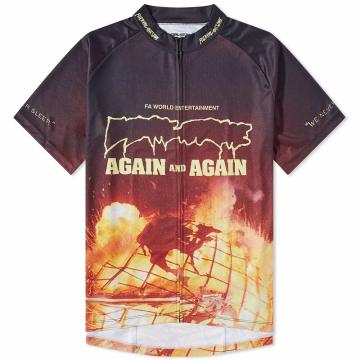 Photo: Fucking Awesome Men's On Your Left Cycling Top in Black