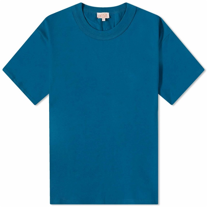 Photo: Armor-Lux Men's 70990 Classic T-Shirt in Glacial Blue