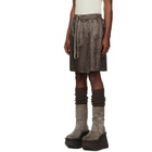 Rick Owens Moncler + Rick Owens Gray Kiltshorts