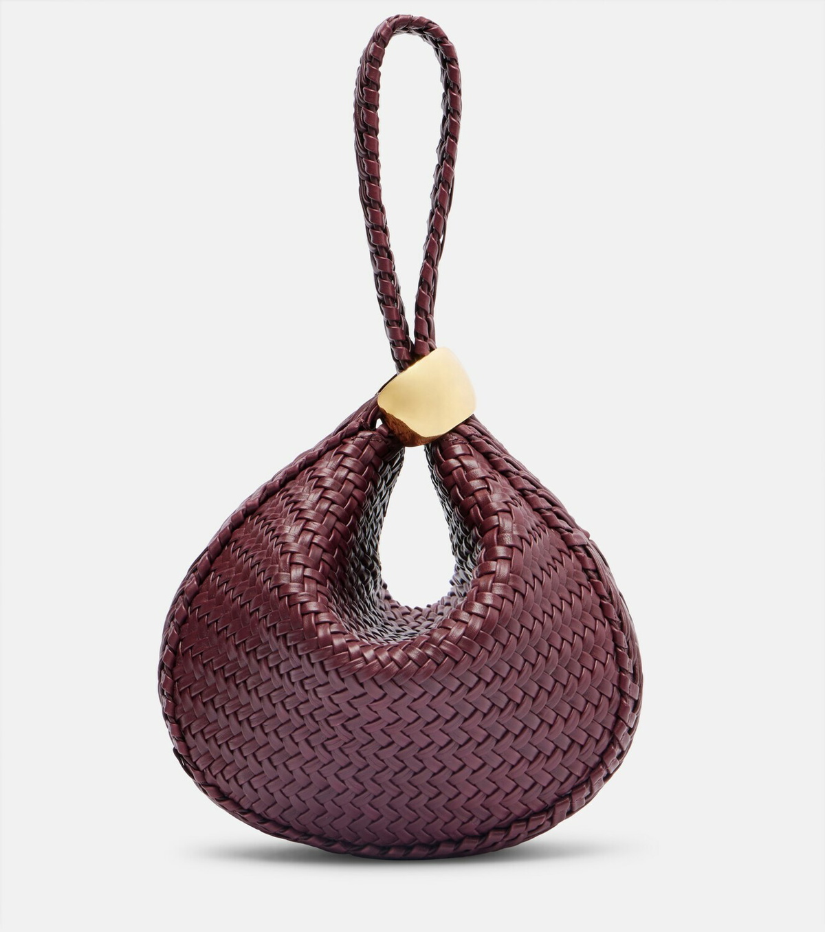 Amanu Zambia woven leather clutch