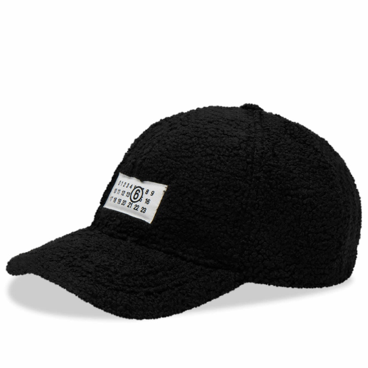 Photo: MM6 Maison Margiela Women's Fleece Cap in Black 