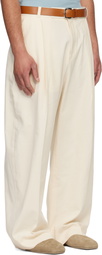Studio Nicholson Off-White Pull Trousers