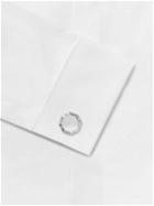DEAKIN & FRANCIS - Sterling Silver and Mother-of-Pearl Cufflinks and Dress Studs Set