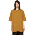 Rick Owens Tan Crewneck T-Shirt