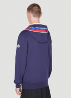 Moncler - Logo Hooded Sweatshirt in Navy