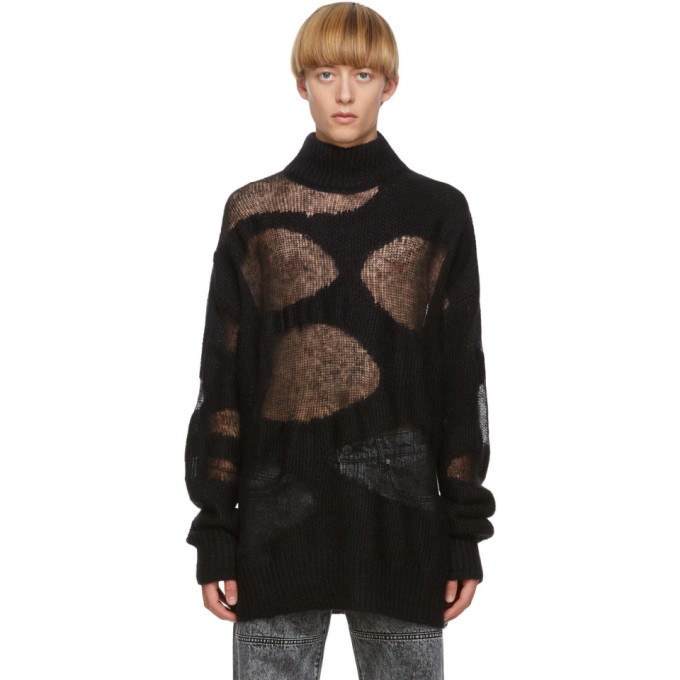 Photo: Etudes Black Mohair Vera Turtleneck