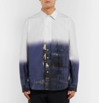 Isabel Benenato - Printed Cotton Shirt - Men - White