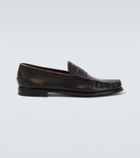 Prada Leather penny loafers