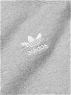 adidas Originals - Essential Logo-Embroidered Cotton-Blend Jersey Sweatshirt - Gray