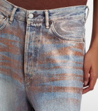 Acne Studios Coated denim culottes