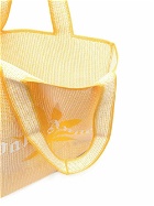 PALM ANGELS - Rafia Logo Shopping Bag