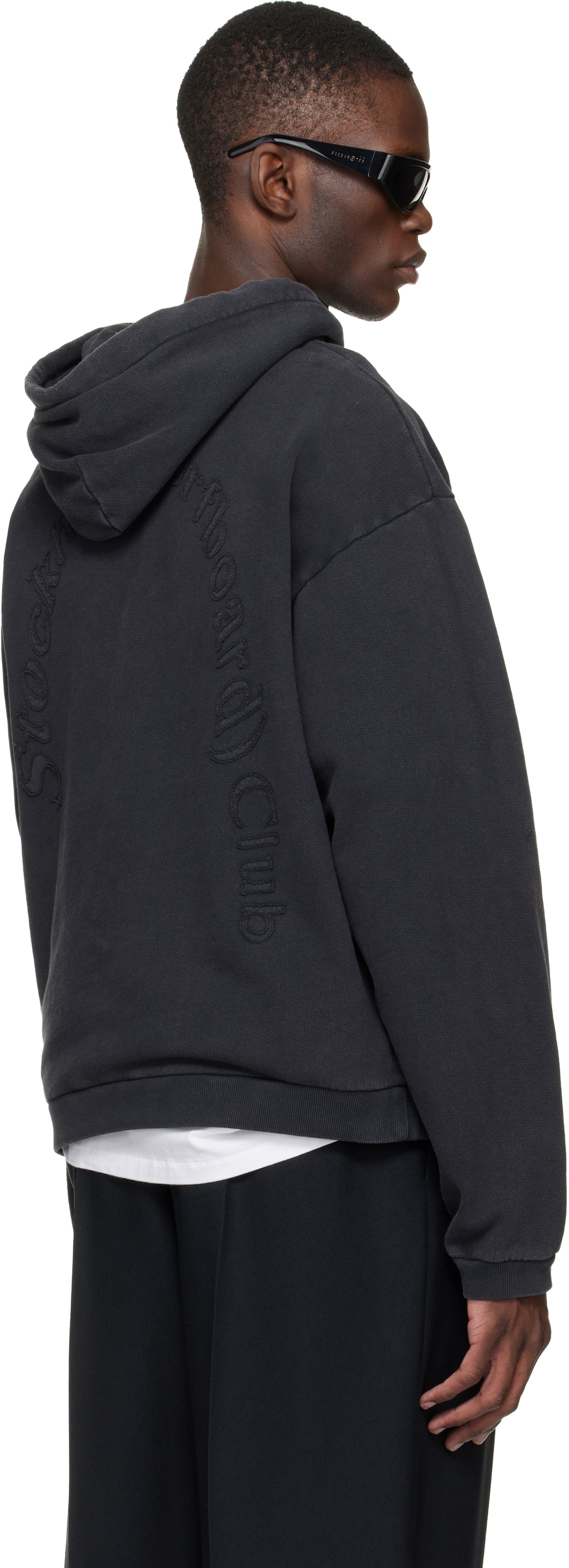 Stockholm (Surfboard) Club Black Logo Hoodie