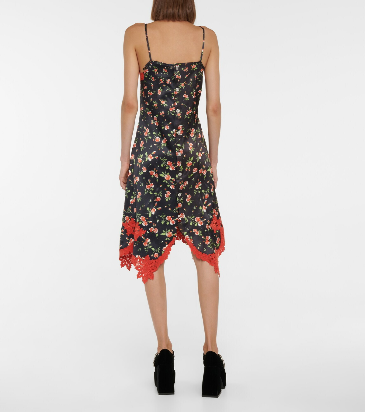 Paco Rabanne Floral Printed Midi Dress Paco Rabanne