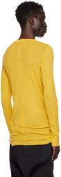 Rick Owens Yellow Porterville Rib Long Sleeve T-Shirt