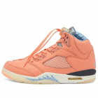 Air Jordan Men's DJ Khaled x 5 Retro SP Sneakers in Crimson Bliss/Blue/Sail