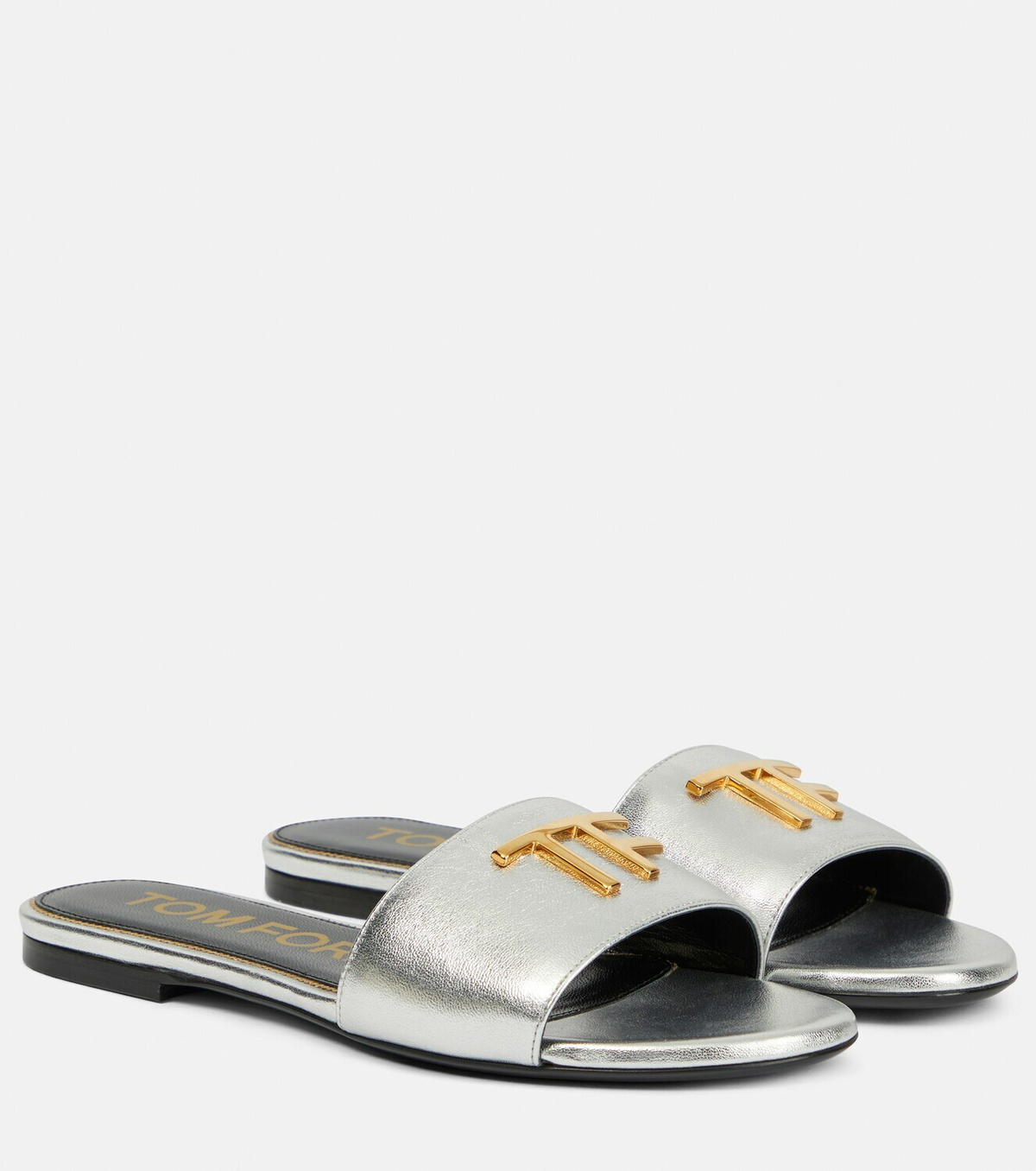 Tom Ford TF metallic leather sandals TOM FORD