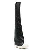 RICK OWENS - Thigh-high Leather Sneaker Boots