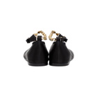 JW Anderson Black Satin Ballerina Flats