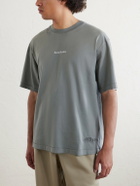 Acne Studios - Logo-Print Cotton-Jersey T-Shirt - Gray