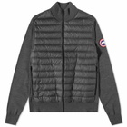 Canada Goose Men's Hybridge Knit Packable Jacket in Iron Grey