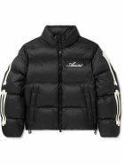 AMIRI - Bones Appliquéd Quilted Shell Down Jacket - Black