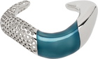 Kiko Kostadinov Silver & Blue Liber Bracelet