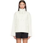 AGOLDE White Lydia Popover Anorak