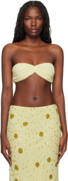 Mirror Palais Green Deity Bandeau Bra