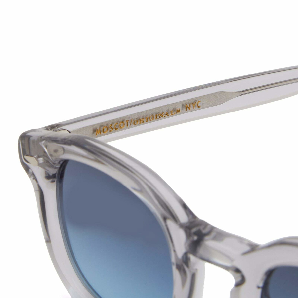 Moscot Mekler Sunglasses in Light Grey/Denim Blue Moscot Moscot Mekler Sunglasses in Light Grey/Denim Blue Moscot
