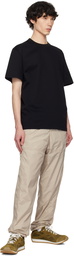 WOOYOUNGMI Black Embroidered Logo T-shirt