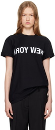 Helmut Lang Black New York Seatbelt T-shirt